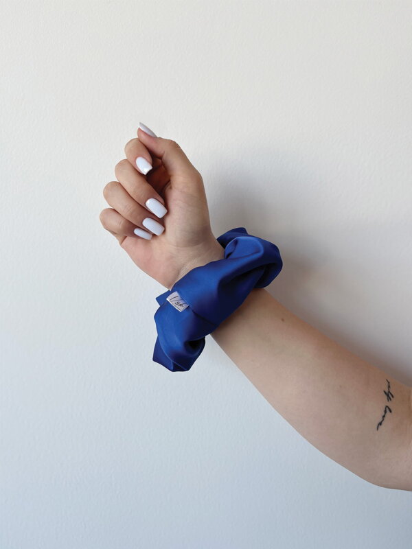 Scrunchie VSB Haargummi blau Scrunchie VSB Haargummi blau