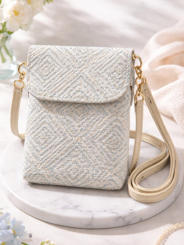 Dámska letná kabelka v babyblue farbe