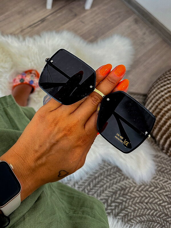 Luxuriöse Damenbrille in Schwarz