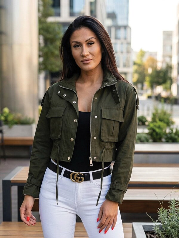 Damen Übergangsjacke MSF grün