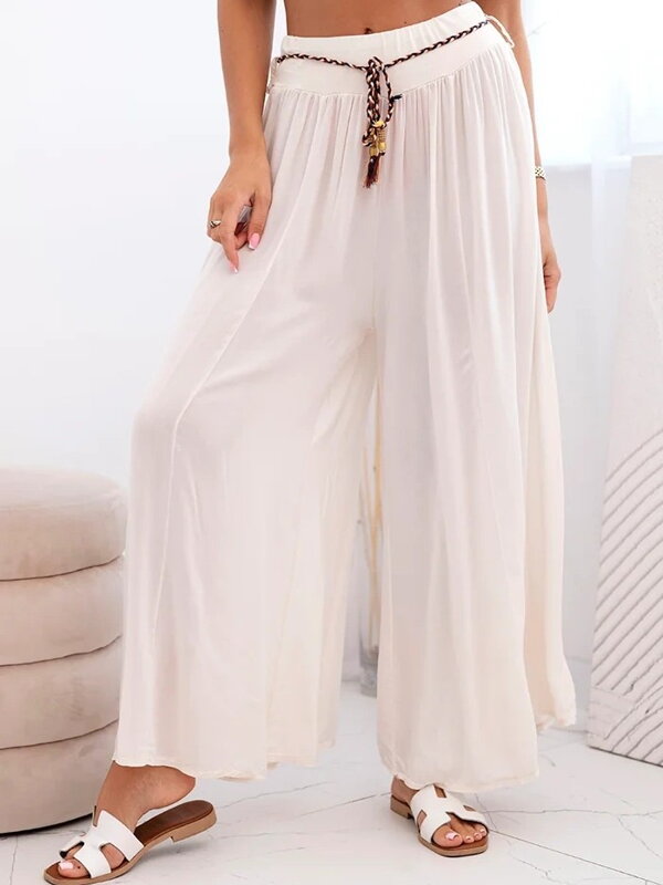 Hellbeige Viskosehose 81733 Hellbeige Viskosehose 81733