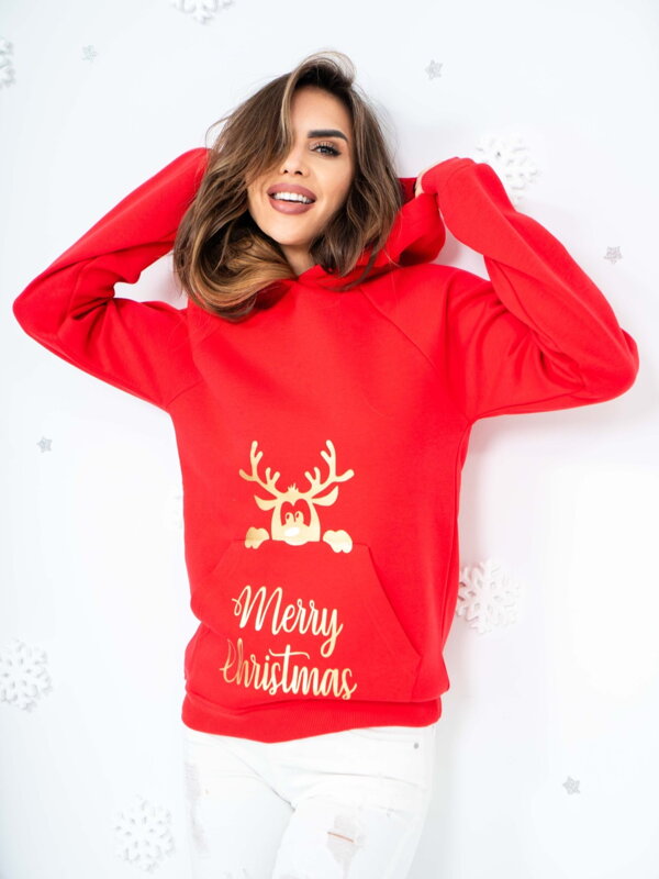 FROHE WEIHNACHTS-Sweatshirt 04 rot FROHE WEIHNACHTS-Sweatshirt 04 rot