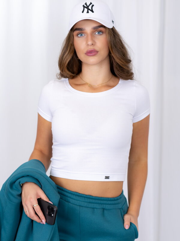 Crop Top in schöner weißer Farbe VSB PATTY Crop Top in schöner weißer Farbe VSB PATTY