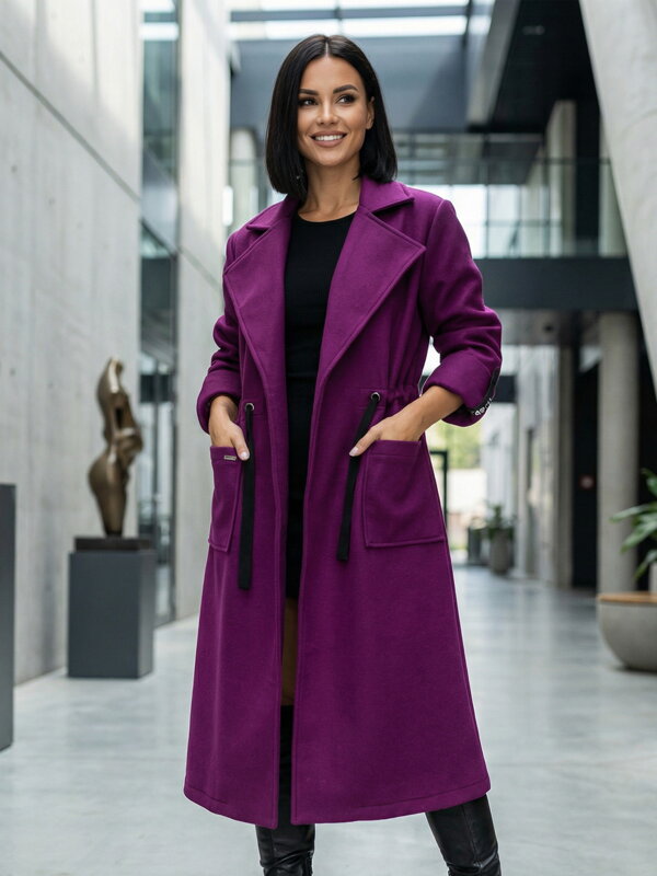 Eleganter VSB KLOE Mantel lila