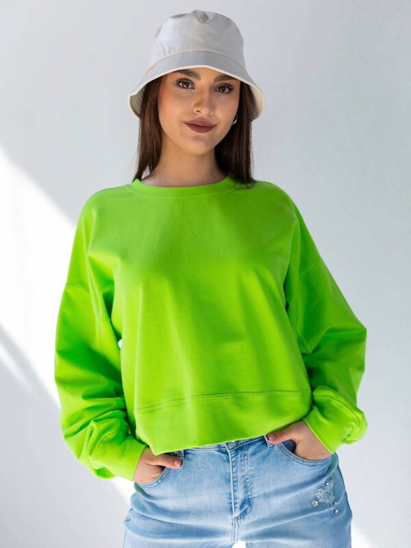 Sport-Sweatshirt VSB JELLY buntes grün Sport-Sweatshirt VSB JELLY buntes grün