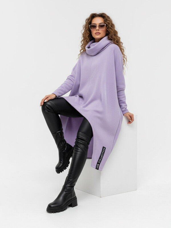Damenponcho VSB_collection LONG lila