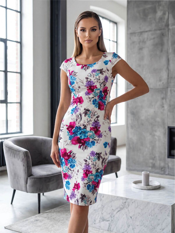 VERSABE Damenkleid VS-SA 1863 Blumen