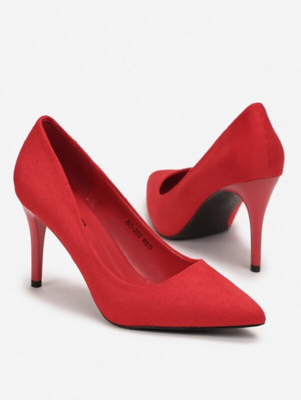 Damen Wildlederpumps BO-202-64 rot Damen Wildlederpumps BO-202-64 rot